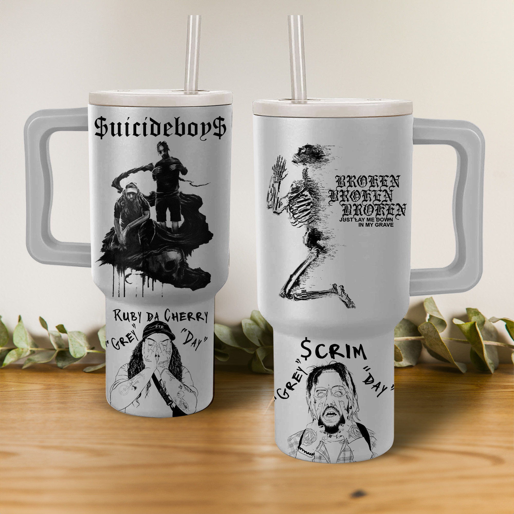 $uicideboy$ Music Custom Stanley Cup 40 oz 30 oz Tumbler With HandleTVC2301274