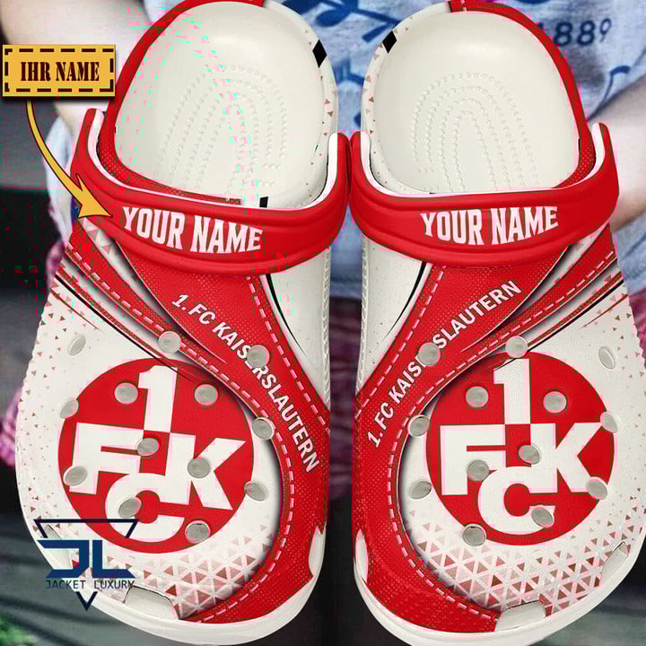 1. FC Kaiserslautern Bundesliga Sport Crocs Crocband Clogs Shoes Comfortable For Men Women and Kids