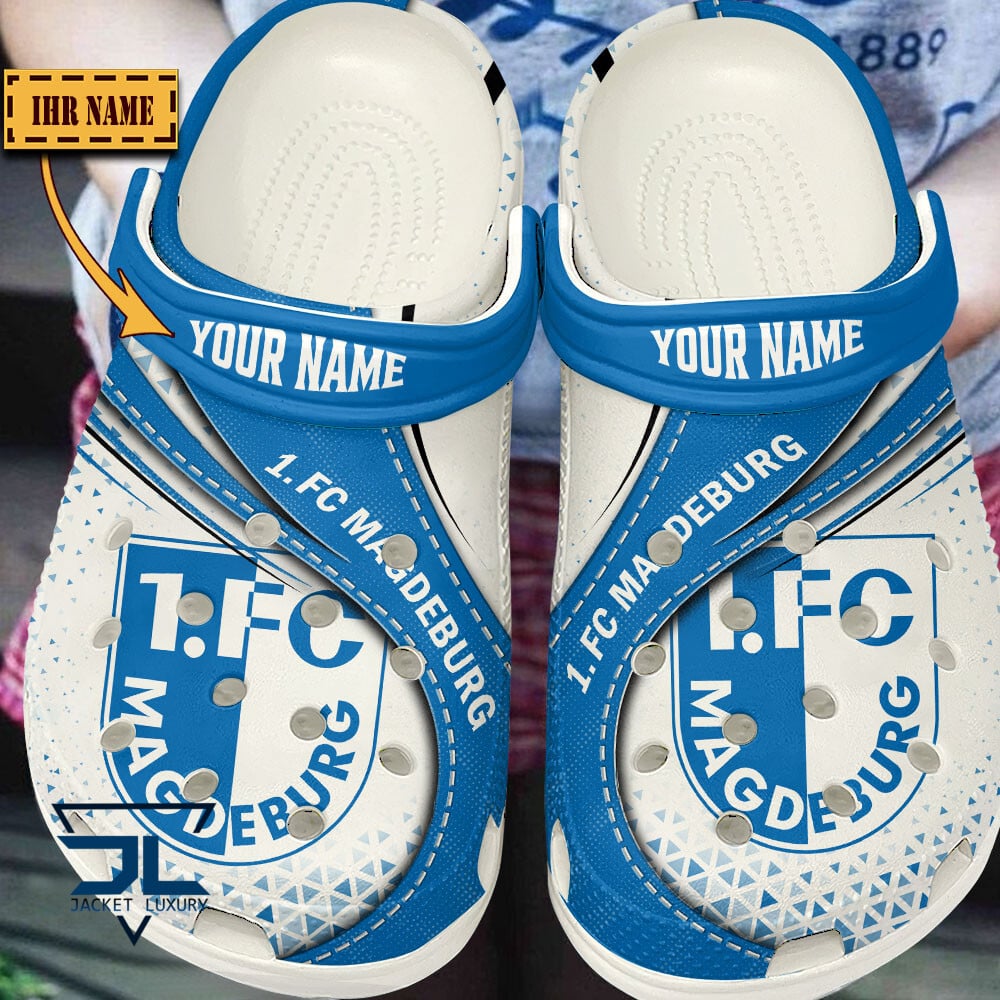 1. FC Magdeburg Bundesliga Sport Crocs Crocband Clogs Shoes Comfortable For Men Women and Kids