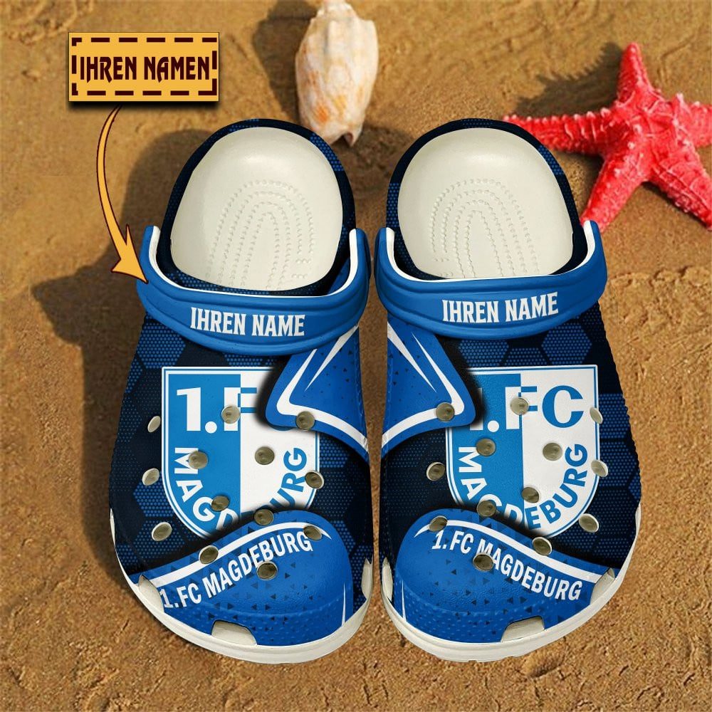 1. FC Magdeburg Bundesliga Sport Crocs Crocband Clogs Shoes Comfortable For Men Women and Kids
