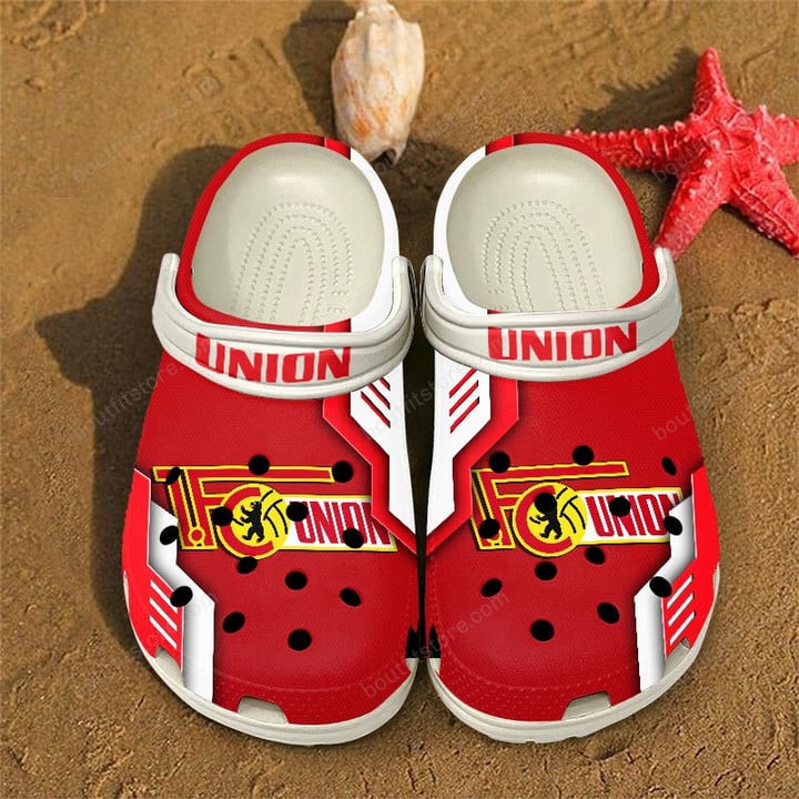 1. FC Union Berlin Bundesliga Sport Crocs Crocband Clogs Shoes Comfortable For Men Women and Kids