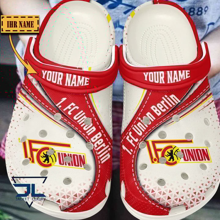 1. FC Union Berlin Bundesliga Sport Crocs Crocband Clogs Shoes Comfortable For Men Women and Kids