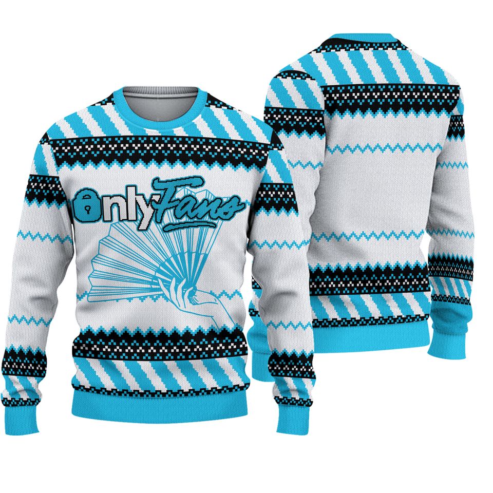 2022 ONLY HAND FANS ugly christmas sweater