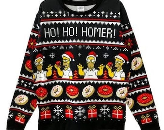 2023 The Simpsons Homer, Simpson Ho Ho Homer Ugly Christmas Sweater - Image 3