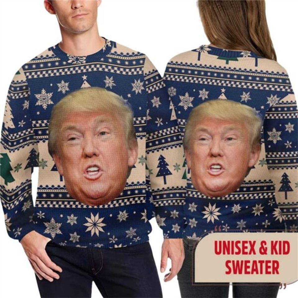 2024 Donald Trump Christmas Ugly Sweater