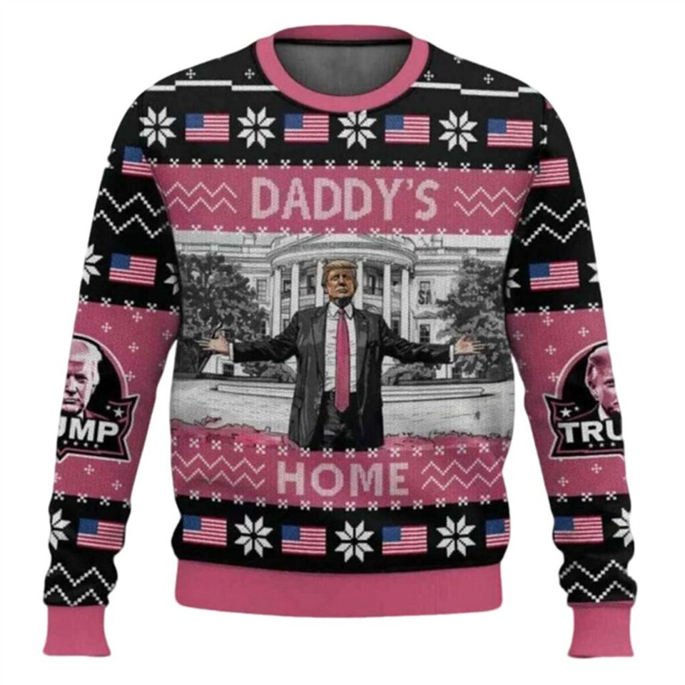 2024 Donald Trump Christmas Ugly Sweater