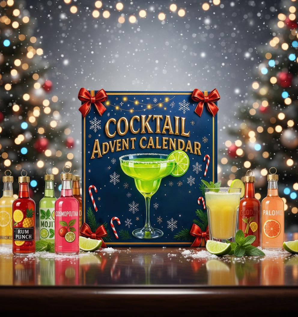 2025 Cocktail Advent Calendar, 24 Days Christmas Countdown Calendar With 24 Mini Items Acrylic Ornaments - Image 4