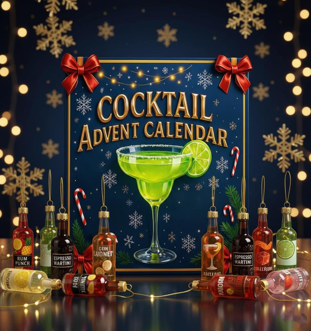 2025 Cocktail Advent Calendar, 24 Days Christmas Countdown Calendar With 24 Mini Items Acrylic Ornaments - Image 2