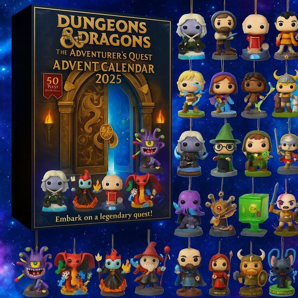 2025 Epic Quest Advent Calendar 24 Day Countdown With Fantasy RPG Figures Perfect Holiday Gift - Image 2