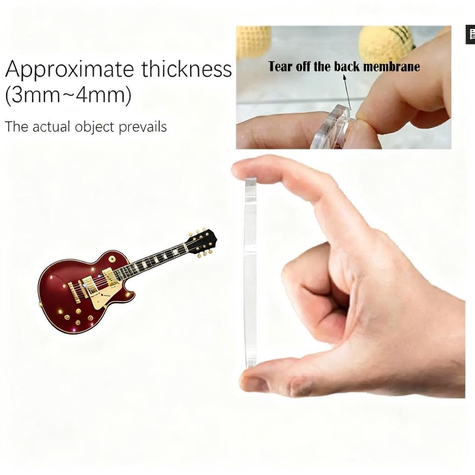 2025 Guitar Advent Calendar: 24Day Countdown to Christmas, Xmas Tree Decor, Acrylic Ornaments - Image 5