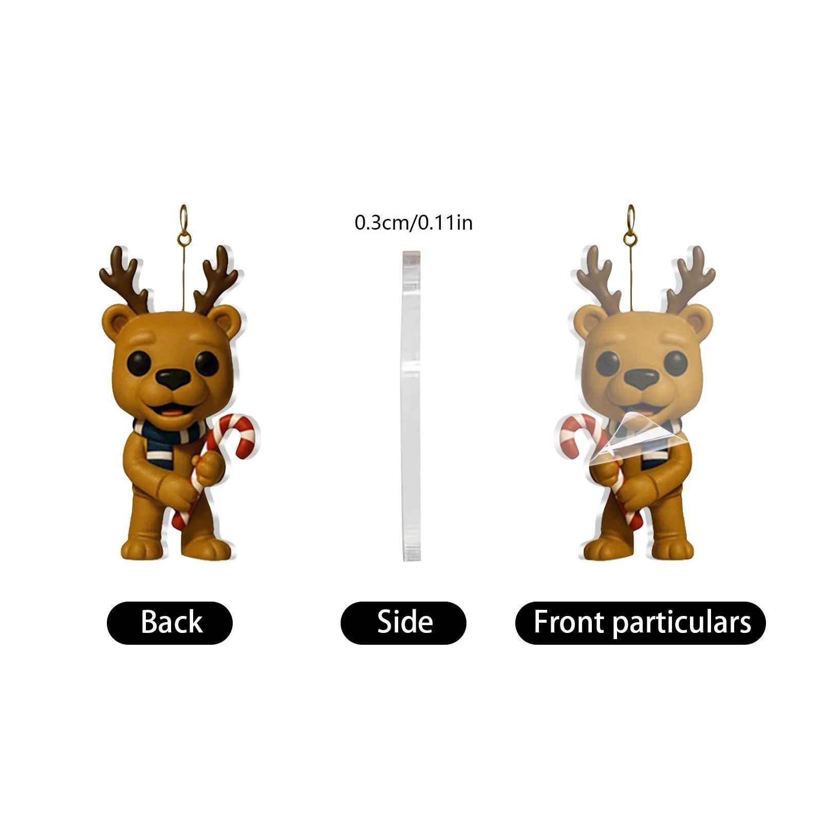 2025 Highland Cow Christmas Advent Calendar 24 Day Mini Figurine Box Holiday Gift Idea for Farm Fans, Kids & Collectors - Image 2