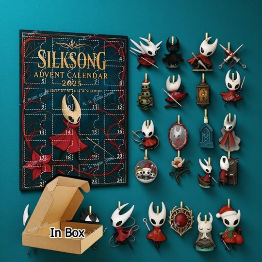 2025 Hollow Knight Models Christmas Advent Calendar Cartoon Action Figure Collection Ornament Gift - Image 10