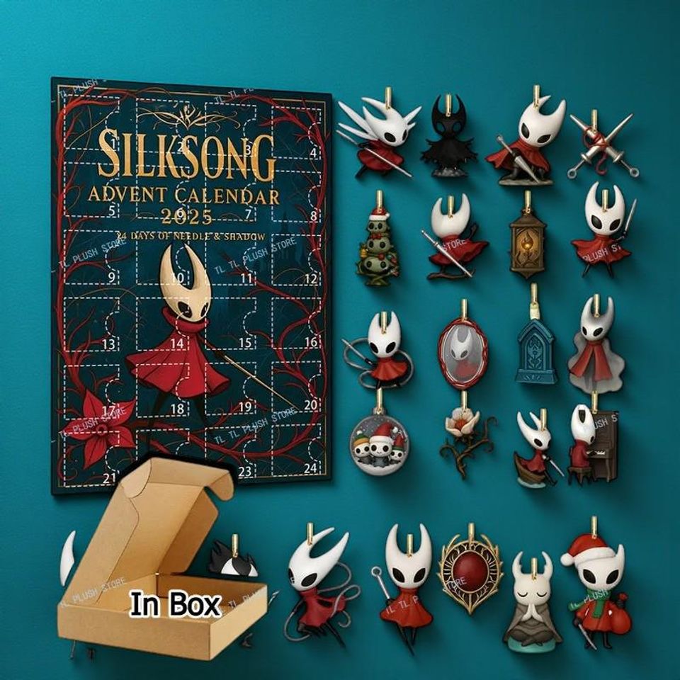 2025 Hollow Knight Models Christmas Advent Calendar Cartoon Action Figure Collection Ornament Gift
