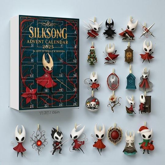 2025 Hollow Knight Models Christmas Advent Calendar Cartoon Action Figure Collection Ornament Gift - Image 13