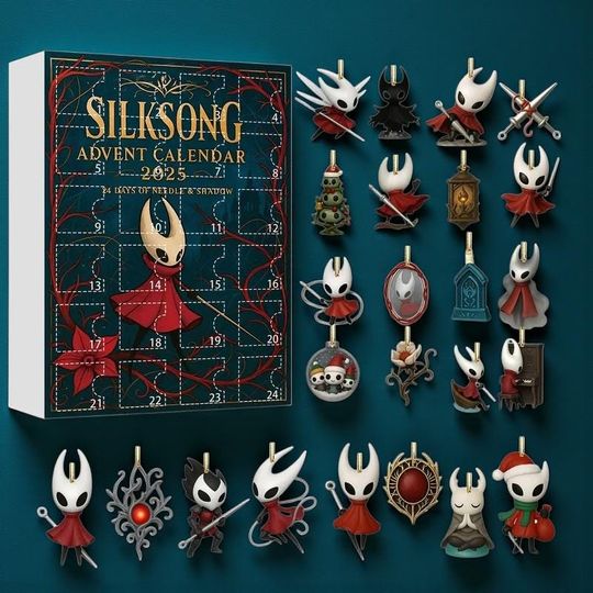 2025 Hollow Knight Models Christmas Advent Calendar Cartoon Action Figure Collection Ornament Gift - Image 14