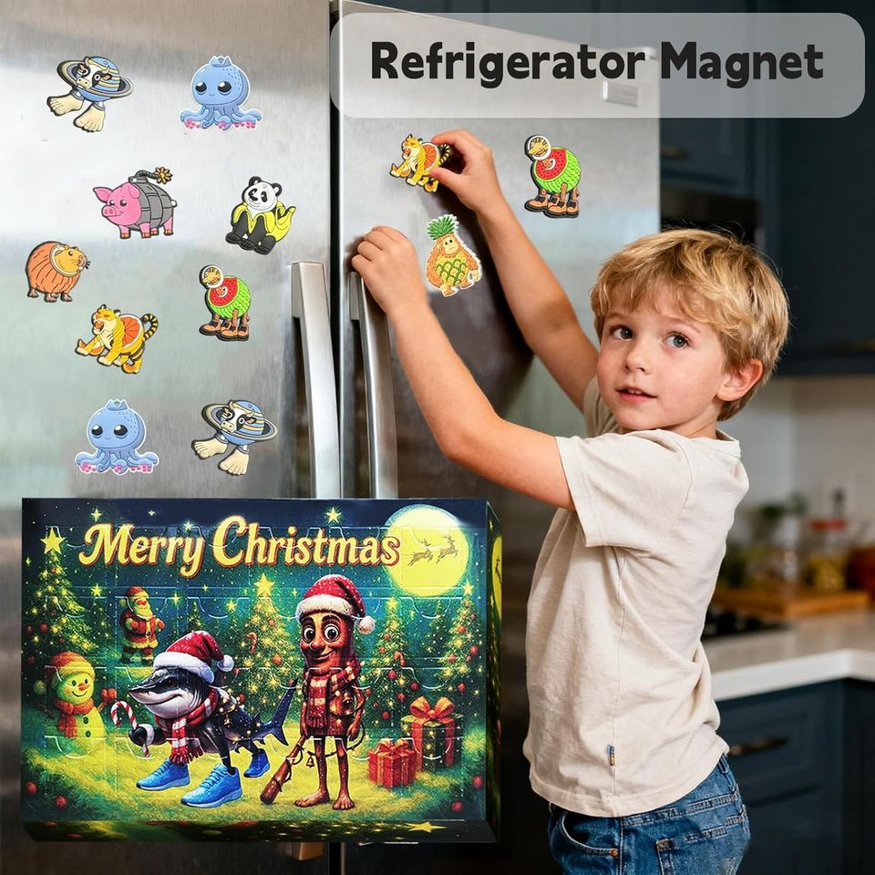 2025 Italian Brainrot Advent Countdown Calendar, Mystery Mini Figurines in Sealed Blind Box - Image 4