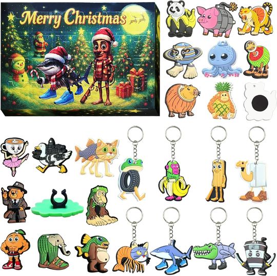 2025 Italian Brainrot Advent Countdown Calendar, Mystery Mini Figurines in Sealed Blind Box - Image 11