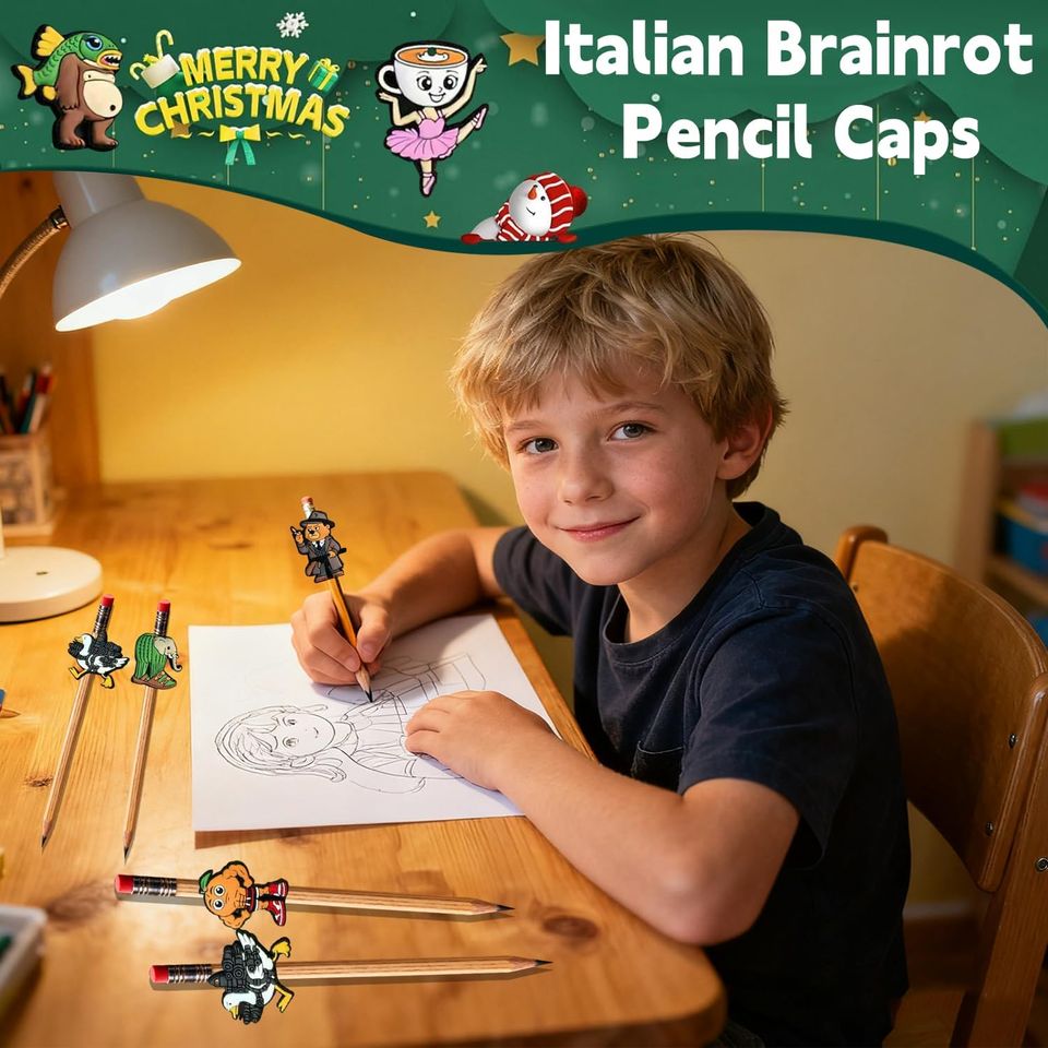 2025 Italian Brainrot Advent Countdown Calendar, Mystery Mini Figurines in Sealed Blind Box - Image 8