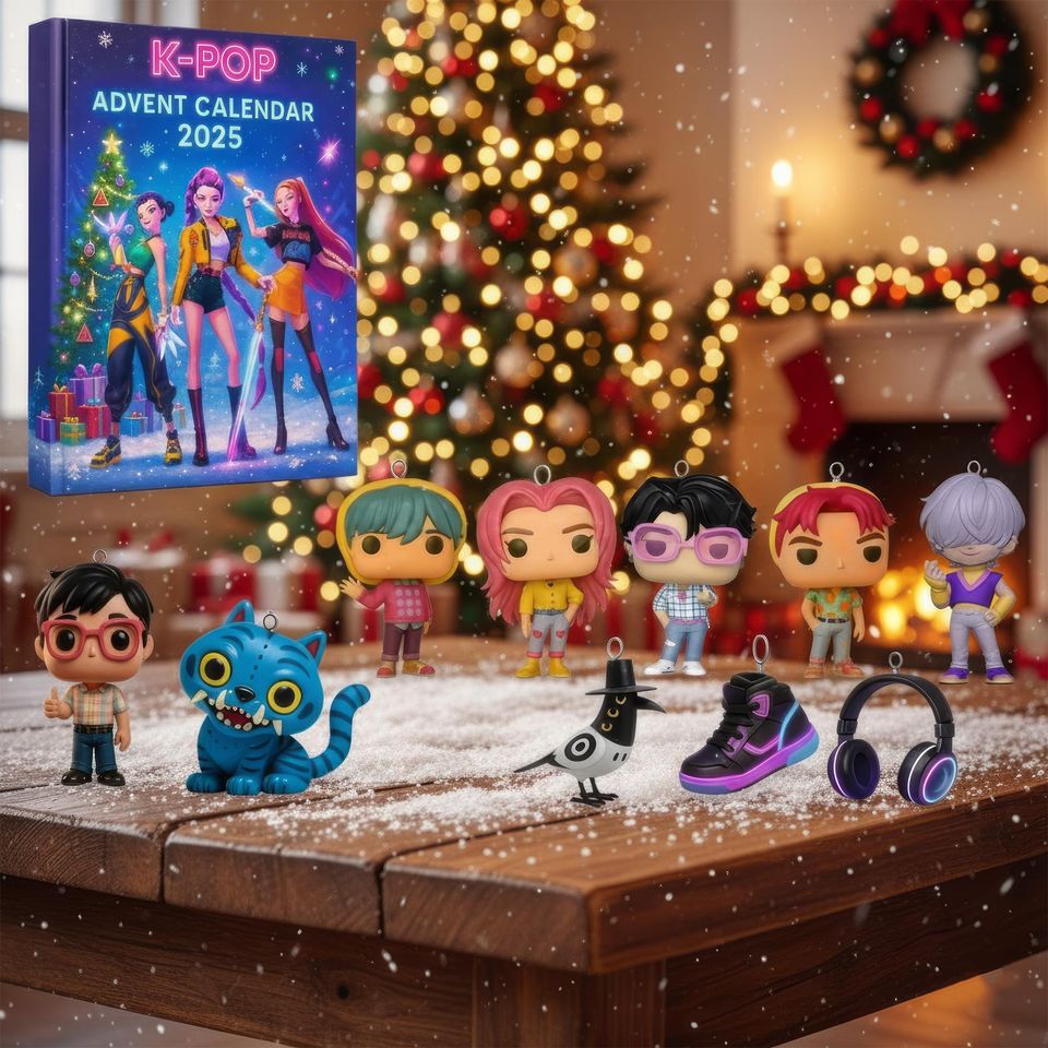 2025 K-Pop Advent Calendar, Collectible Anime Figures ,Fun Christmas Countdown Gift - Image 3