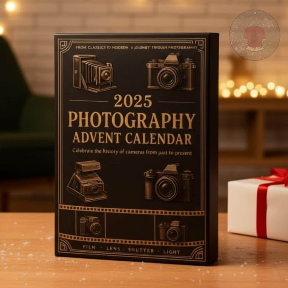 2D Acrylic Photography Advent Calendar 2025, Camera Advent Calendar, Xmas Gift