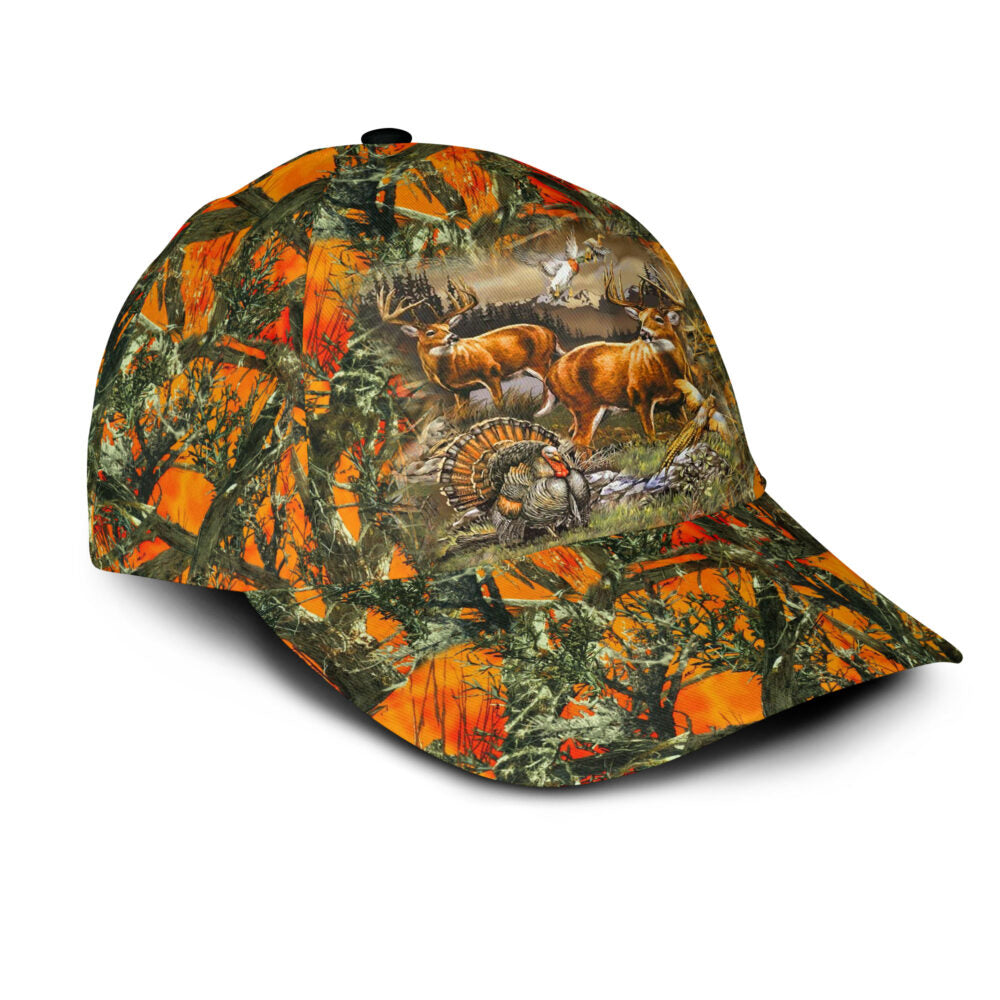 3D All Over Print Baseball Cap Deer Hunting Classic Cap Trucker Hats Custom Hats Gifts For Men & Women
