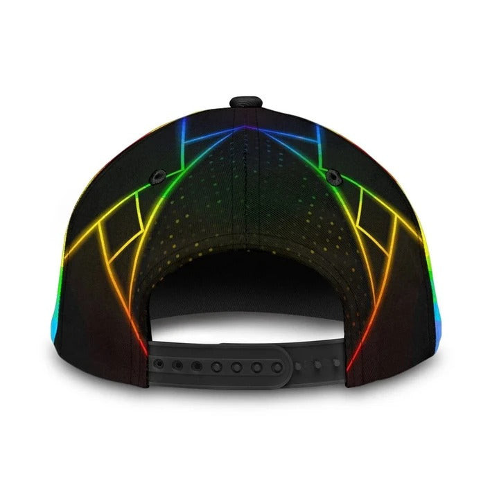 3D All Over Printed Baseball Cap For Lesbian Gay Friend, Powerful Together We Rise Lgbt Cap Trucker Hats Custom Hats Gifts For Men & Women