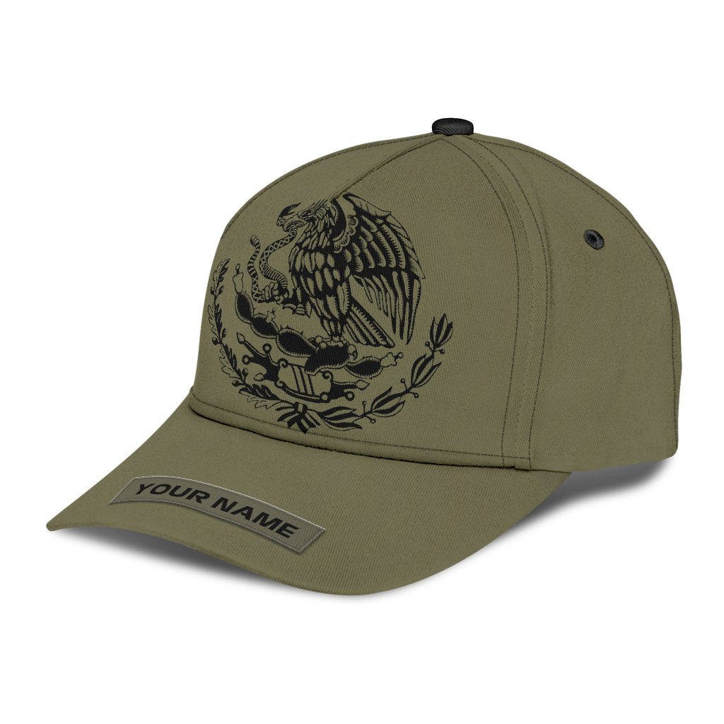 3D All Over Printed Mexican Baseball Classic Cap Hat, Custom Name Cool Mexico Cap Hat Trucker Hats Custom Hats Gifts For Men & Women