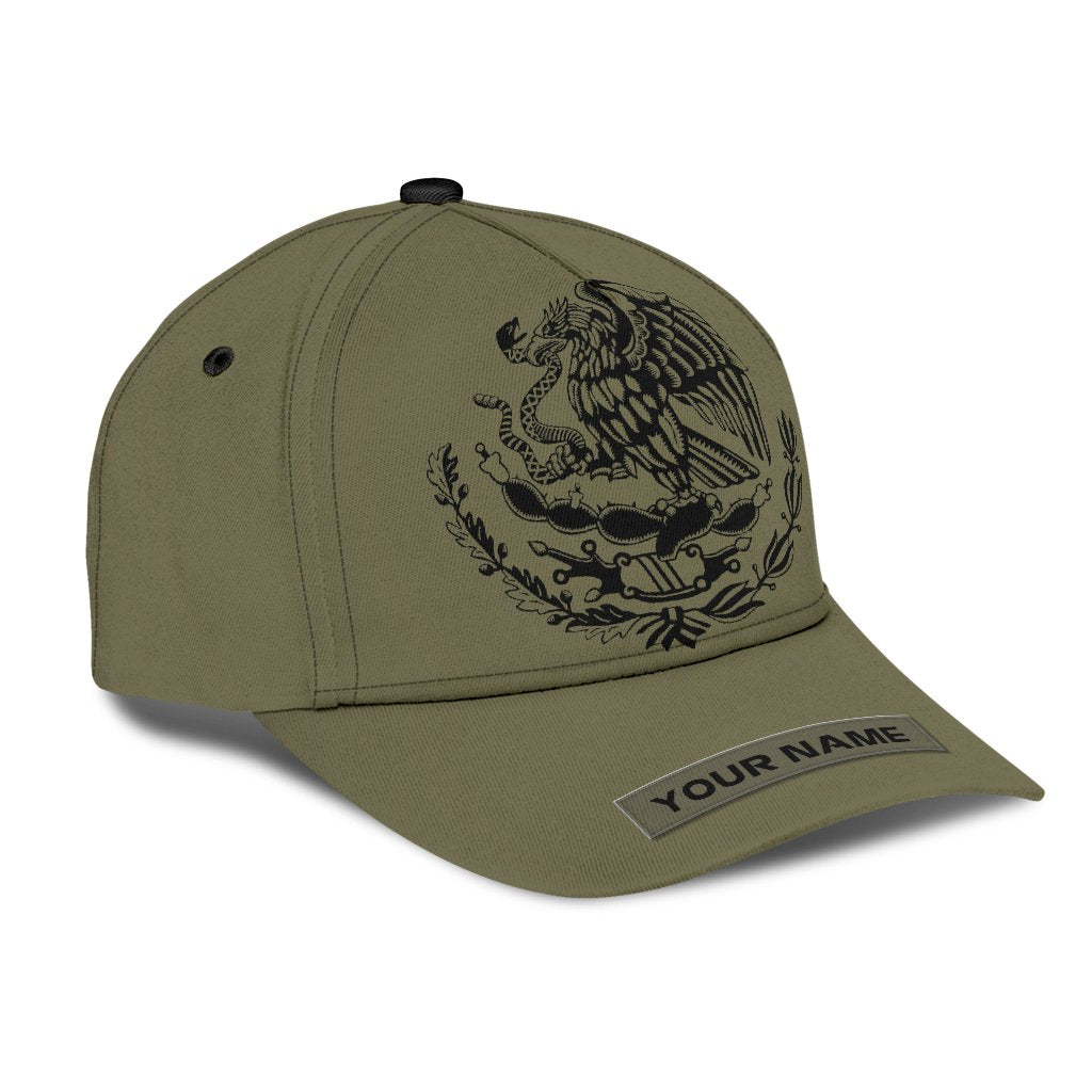 3D All Over Printed Mexican Baseball Classic Cap Hat, Custom Name Cool Mexico Cap Hat Trucker Hats Custom Hats Gifts For Men & Women