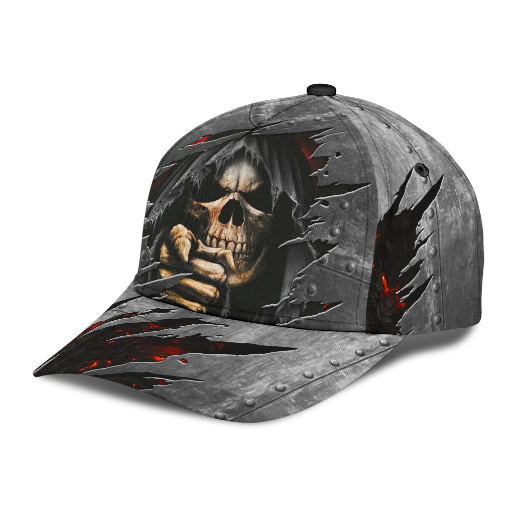 3D All Over Printed Skull Cap Hat For Men And Women, Cool Skull on Cap Hat Trucker Hats Custom Hats Gifts For Men & Women