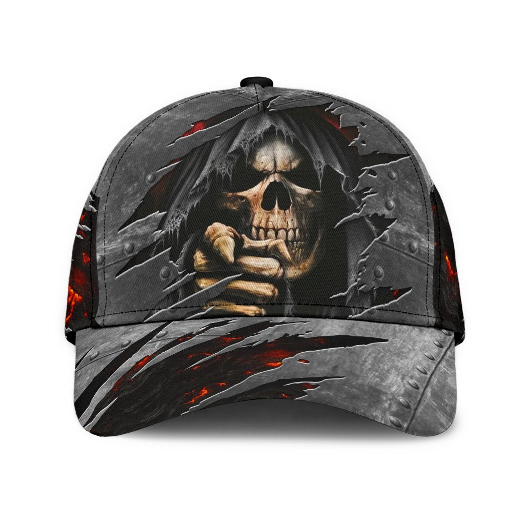 3D All Over Printed Skull Cap Hat For Men And Women, Cool Skull on Cap Hat Trucker Hats Custom Hats Gifts For Men & Women