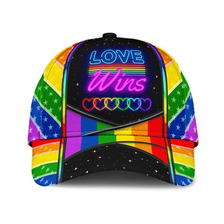 3D All Over Printing Baseball Cap Hat, Lgbt Pride Together We Rise, Gay Pride Accessories Trucker Hats Custom Hats Gifts For Men & Women