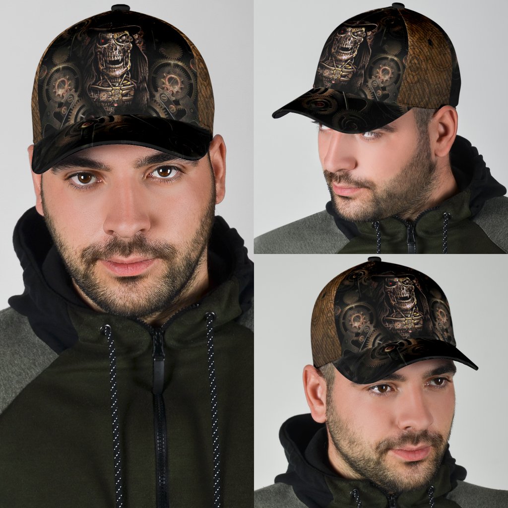 3D Baseball Cap Hat With Skull, Skull Cap Hat For Adults, Best Gift For Skull Lover Trucker Hats Custom Hats Gifts For Men & Women