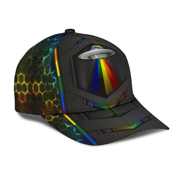 3D Baseball Classic Cap For Gay And Lesbian, Wonderful Lgbt Gaylien Printing Baseball Cap Hat Trucker Hats Custom Hats Gifts For Men & Women