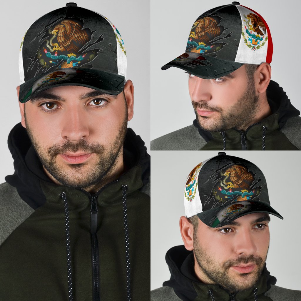 3D Baseball Mexican Cap Hat, 3D All Over Print Cpa Hat For Mexican People Trucker Hats Custom Hats Gifts For Men & Women