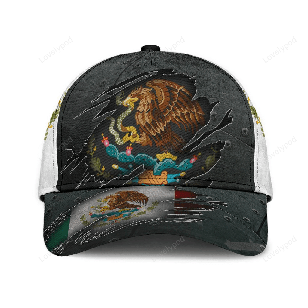 3D Baseball Mexican Cap Hat, Cpa Hat For Mexican People Trucker Hats Custom Hats Gifts For Men & Women