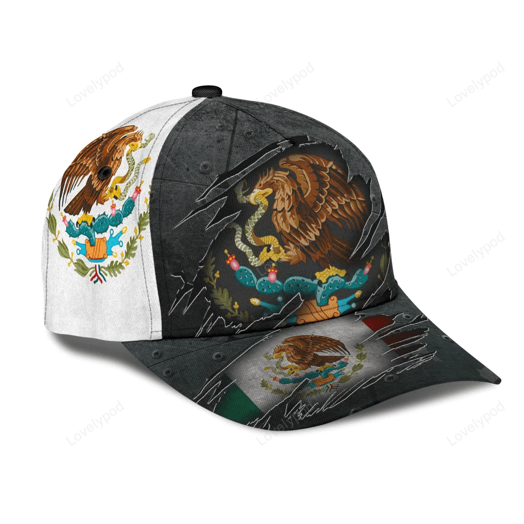 3D Baseball Mexican Cap Hat, Cpa Hat For Mexican People Trucker Hats Custom Hats Gifts For Men & Women