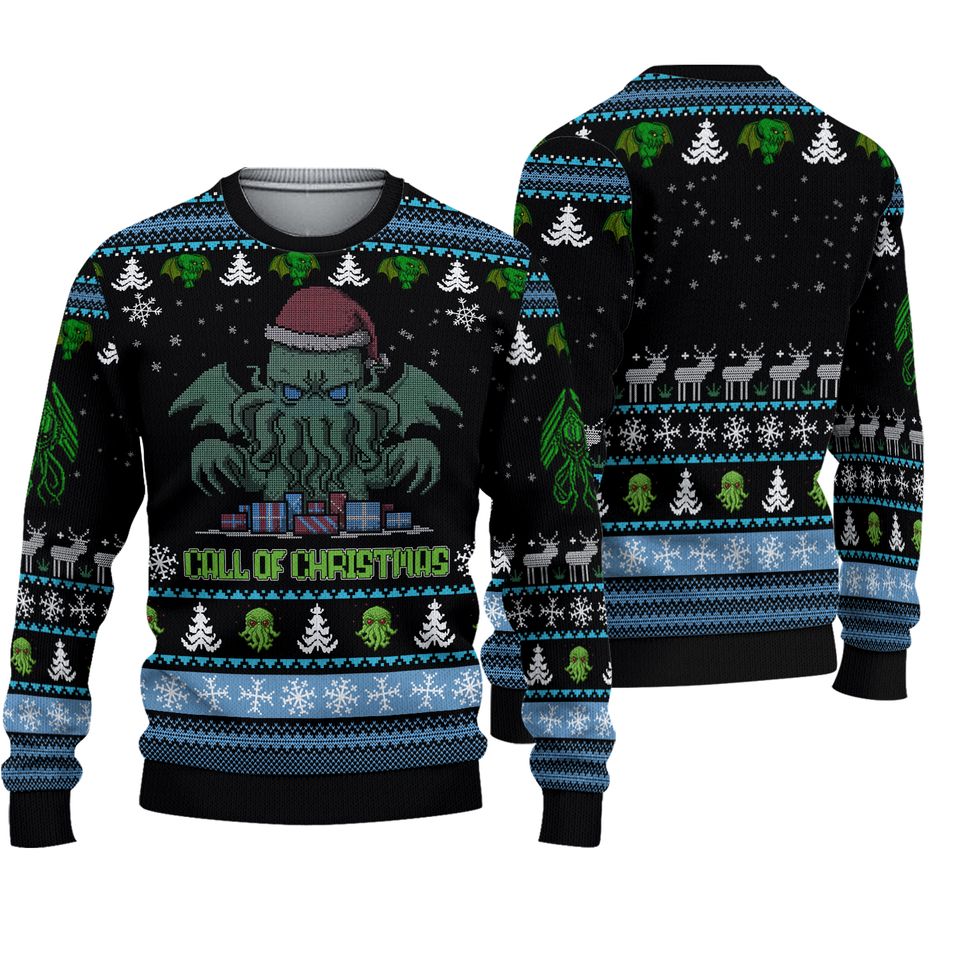 3D Call Of Cthulhu Ugly Christmas