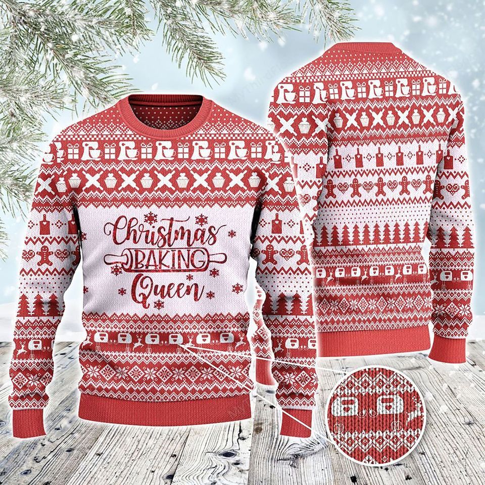 3D Christmas Baking Queen Baker Gift All Over Print