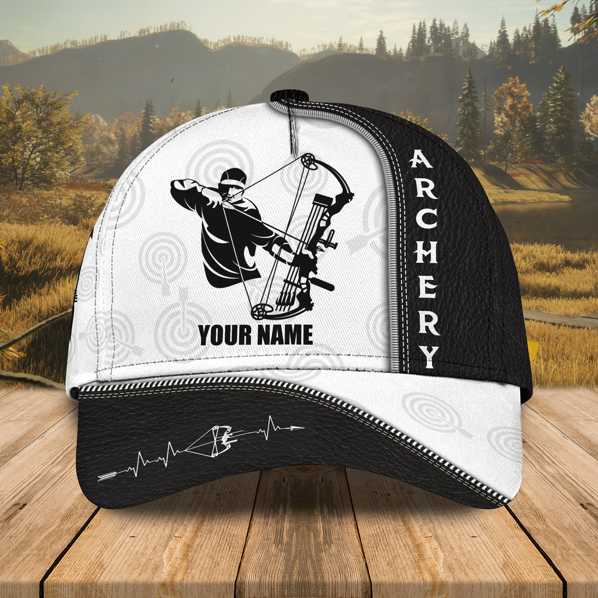 3D Classic Cap Archery 002 Personalized Name Cap Trucker Hats Custom Hats Gifts For Men & Women