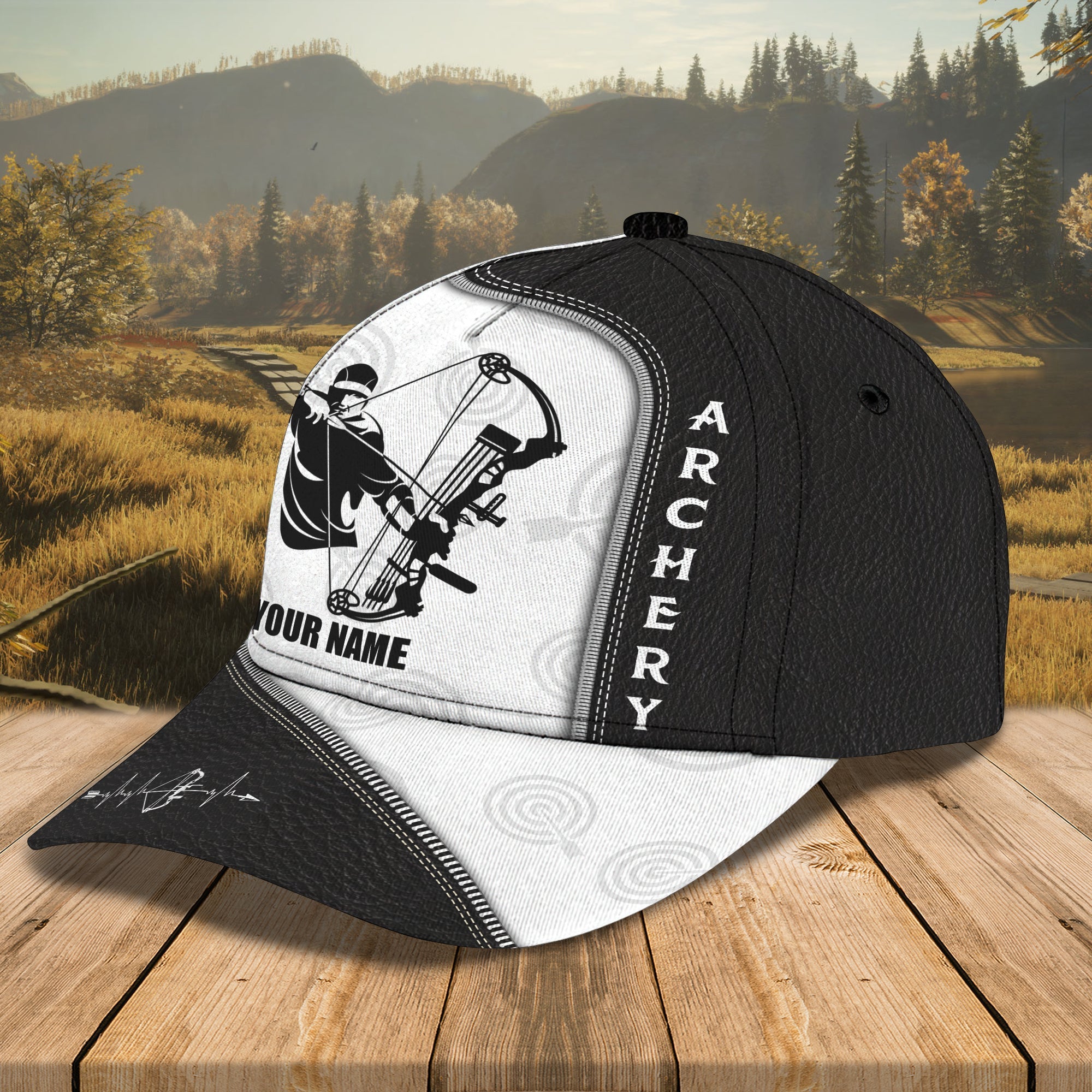 3D Classic Cap Archery 002 Personalized Name Cap Trucker Hats Custom Hats Gifts For Men & Women