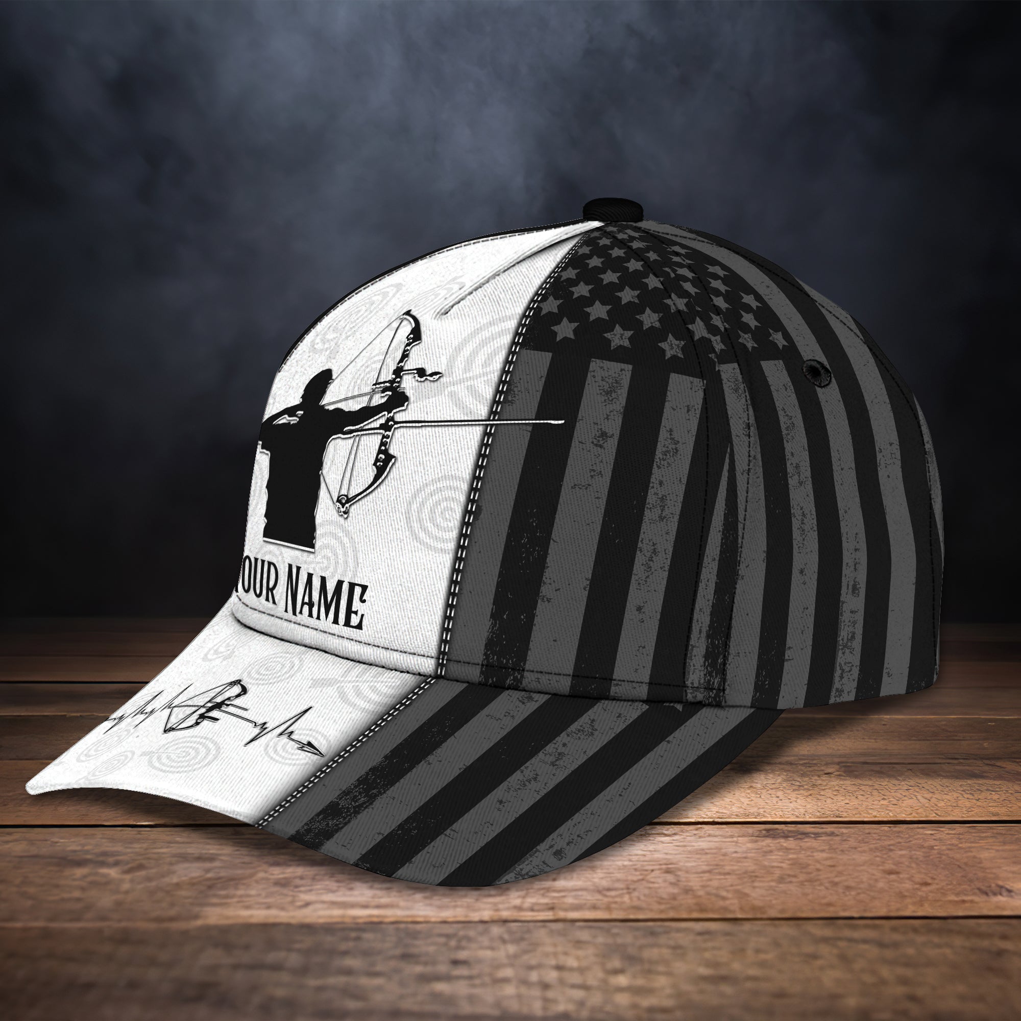 3D Classic Cap Archery Personalized Name Cap 03 Trucker Hats Custom Hats Gifts For Men & Women