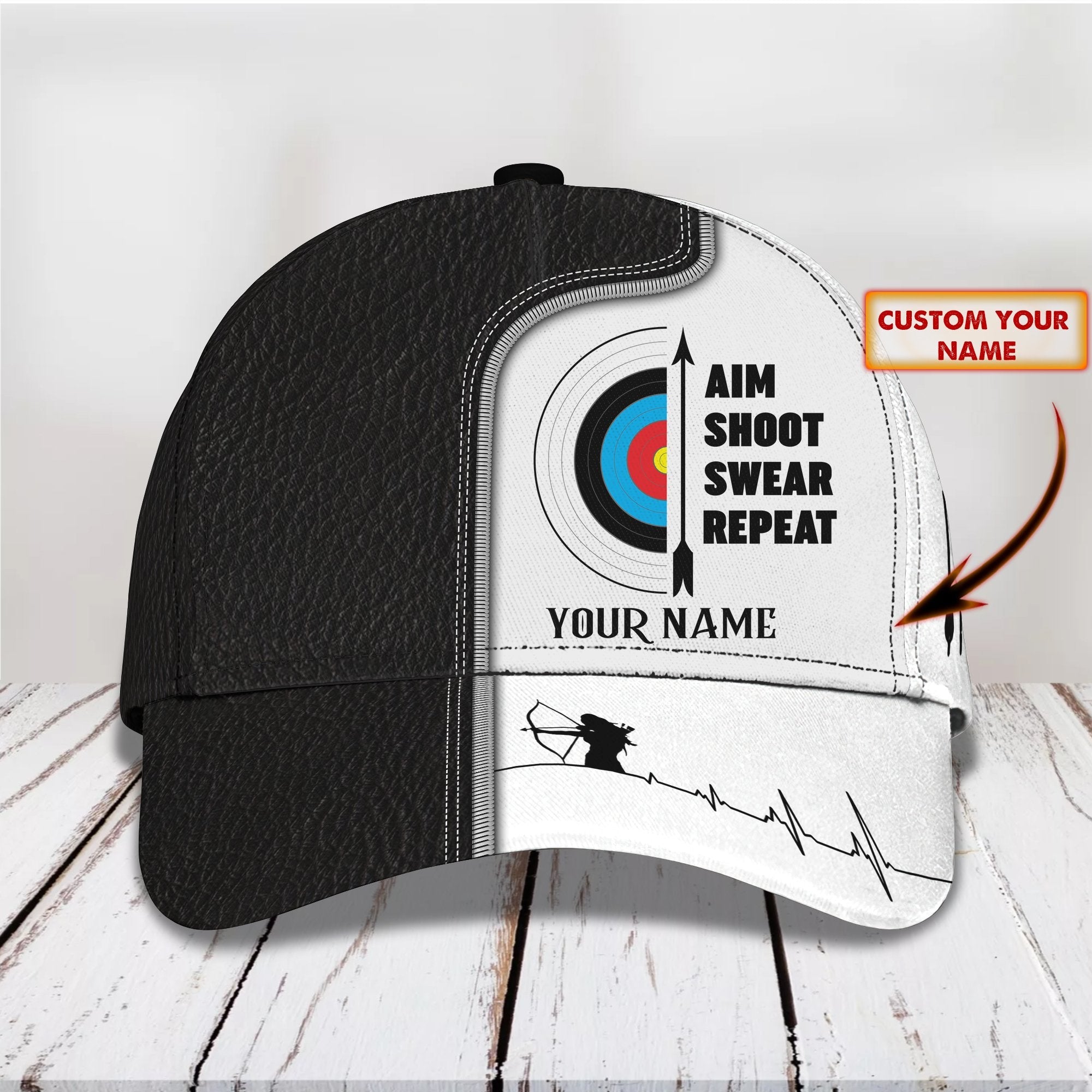 3D Classic Cap Archery S Personalized Name Cap Trucker Hats Custom Hats Gifts For Men & Women