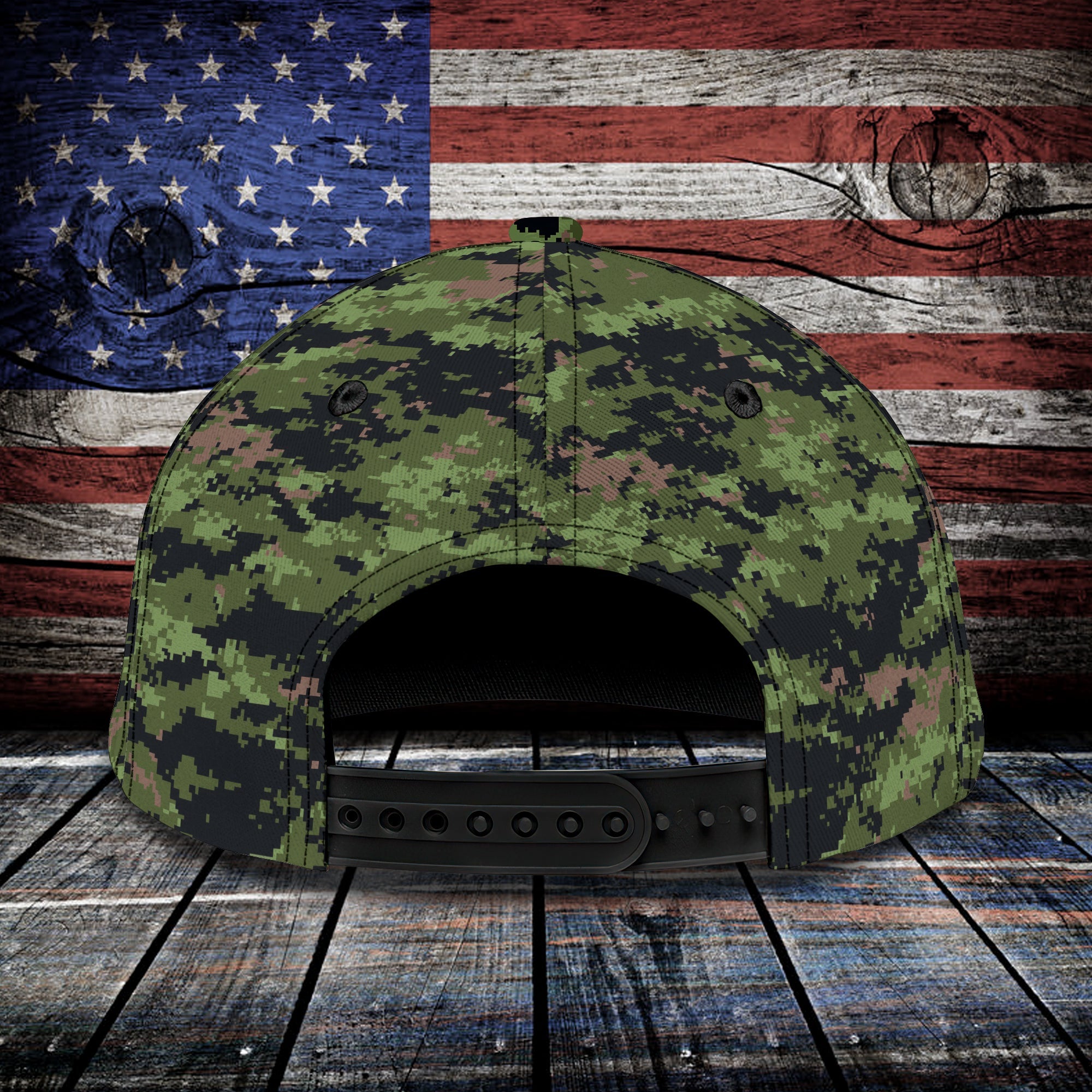 3D Classic Cap Army Veteran Personalized Name Cap Trucker Hats Custom Hats Gifts For Men & Women