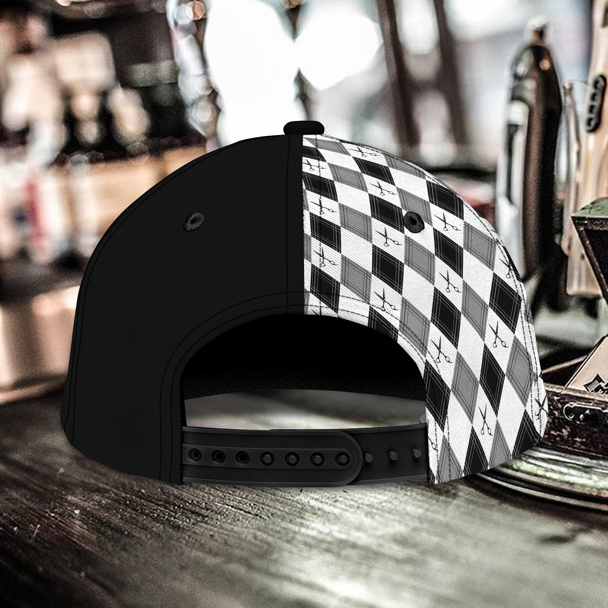 3D Classic Cap Barber Personalized Name Cap01 Trucker Hats Custom Hats Gifts For Men & Women
