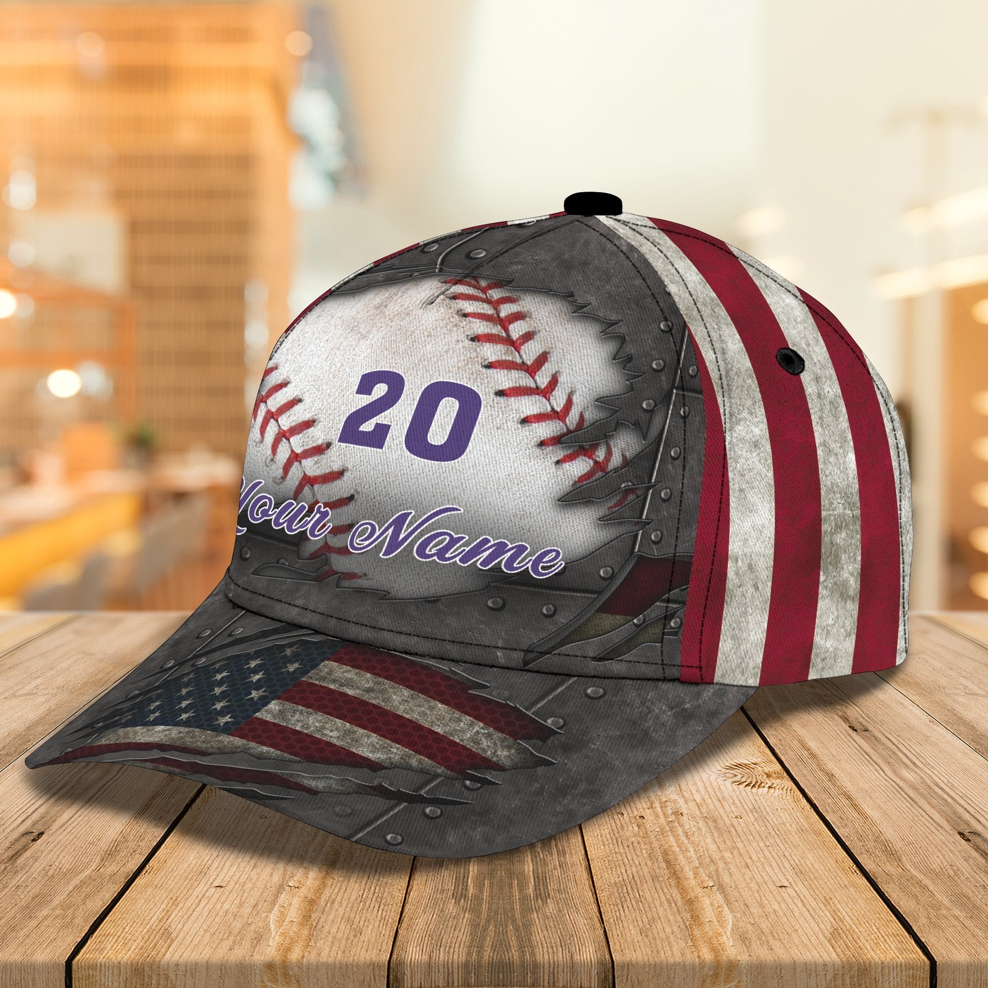 3D Classic Cap Baseball 02 Personalized Name Cap Trucker Hats Custom Hats Gifts For Men & Women