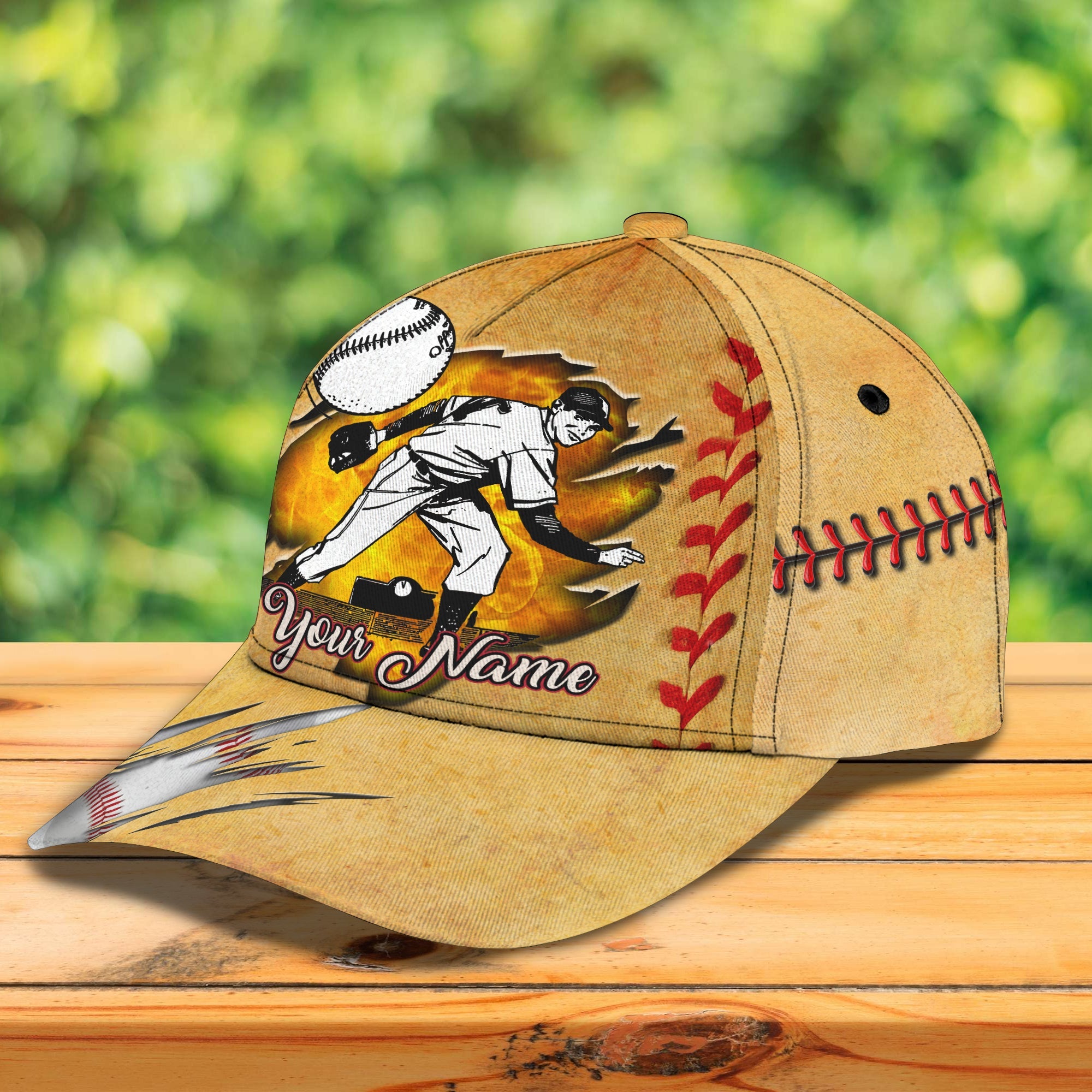 3D Classic Cap Baseball 04 Personalized Name Cap Trucker Hats Custom Hats Gifts For Men & Women