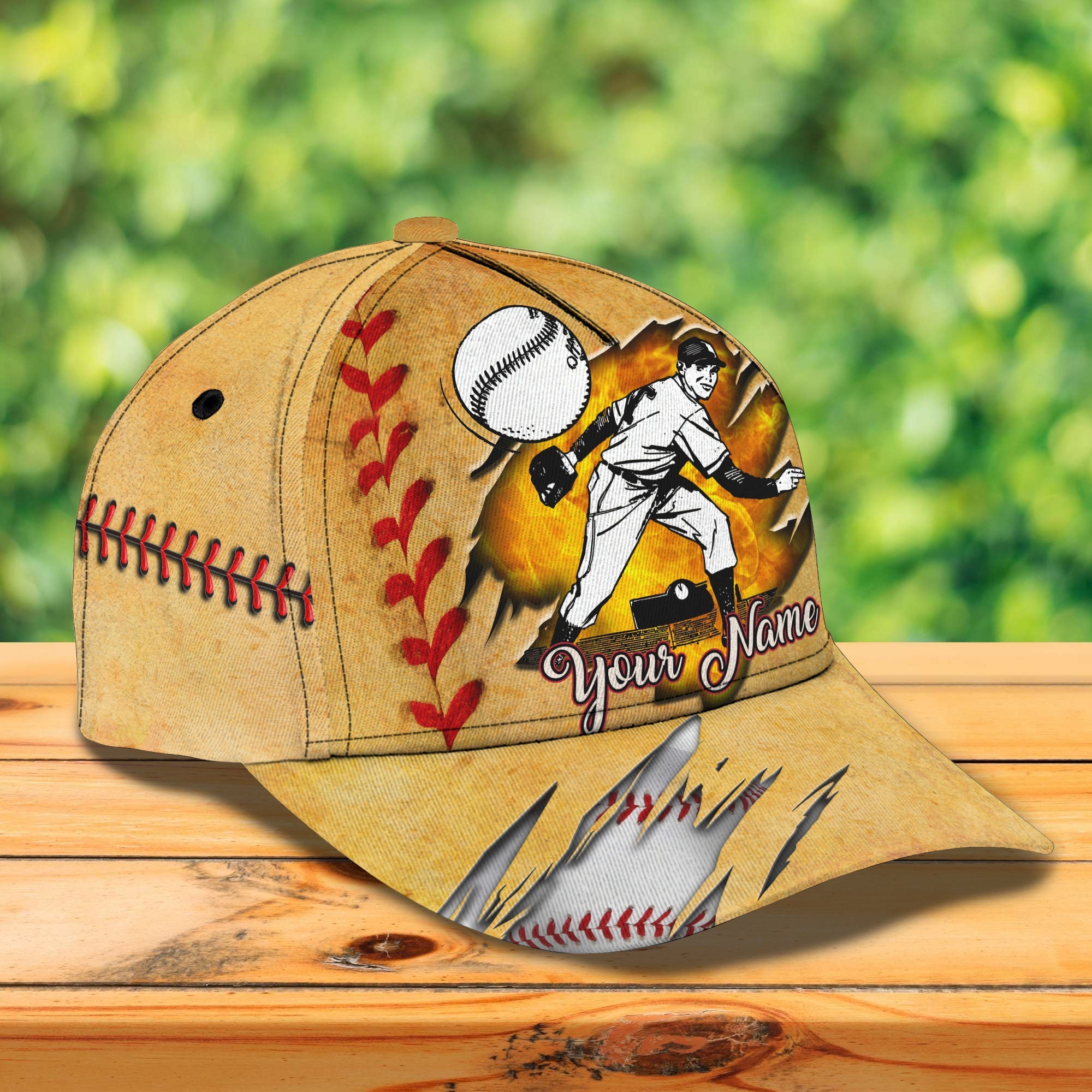 3D Classic Cap Baseball 04 Personalized Name Cap Trucker Hats Custom Hats Gifts For Men & Women