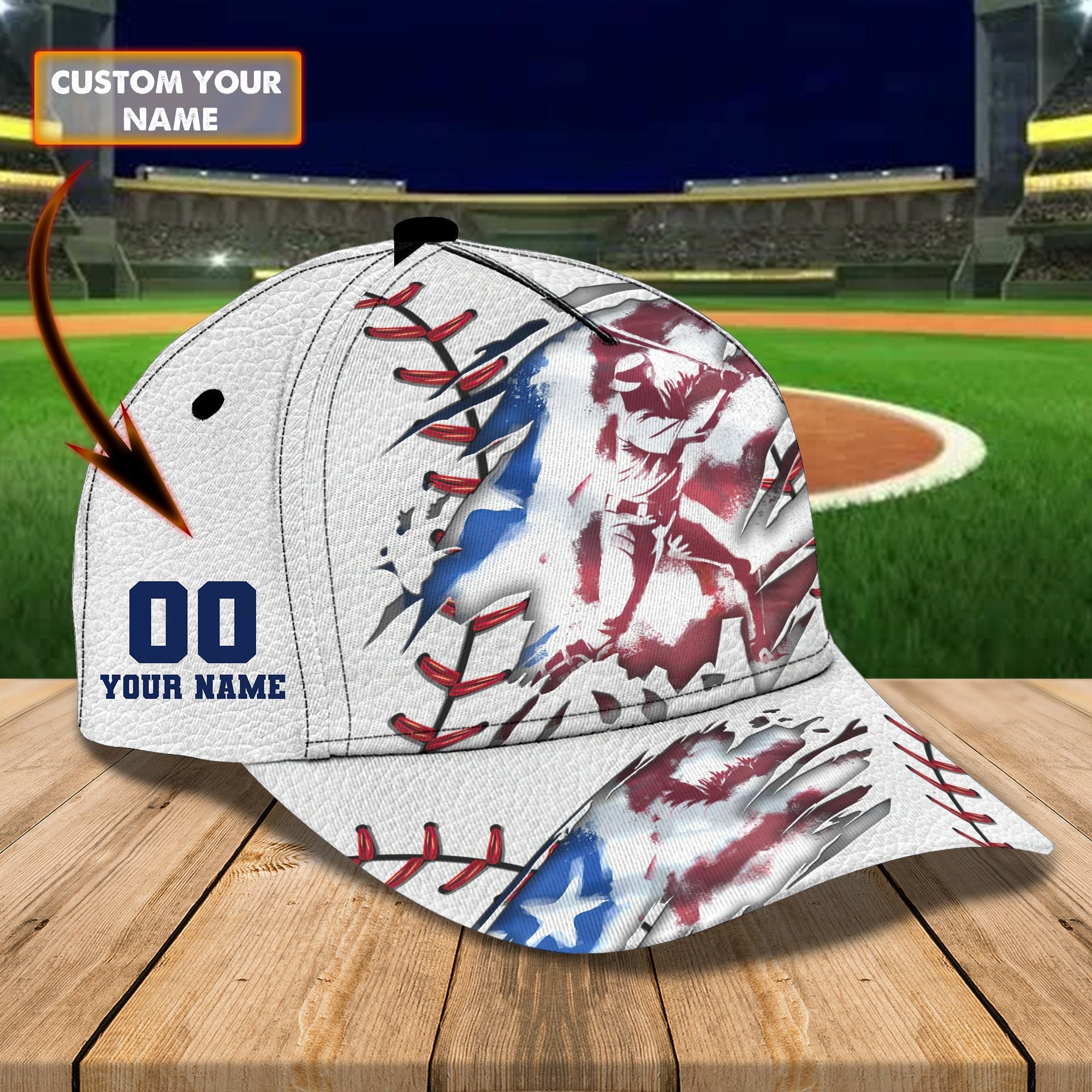 3D Classic Cap Baseball Custom Name Cap 03 Trucker Hats Custom Hats Gifts For Men & Women