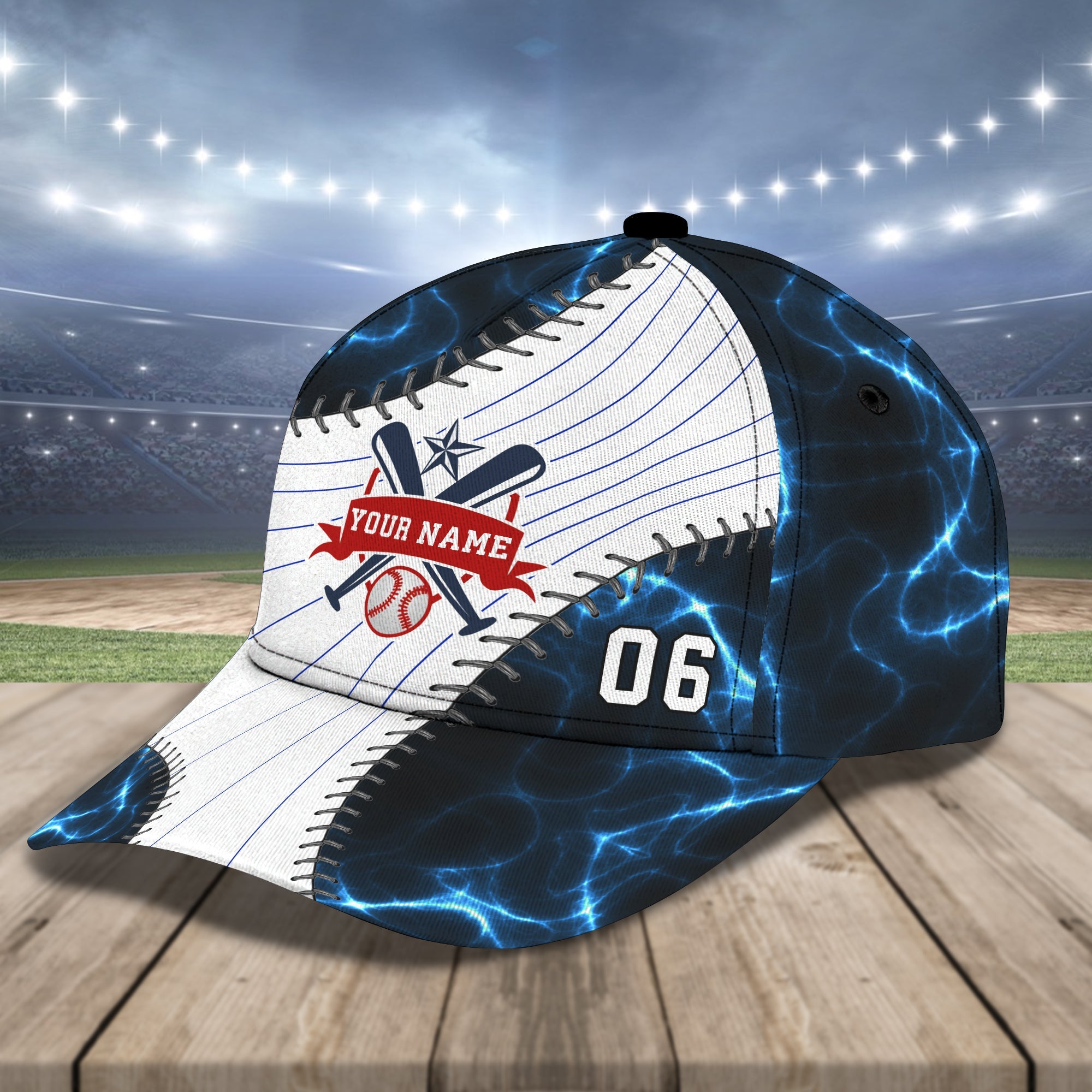3D Classic Cap Baseball Lovers Personalized Name Cap Trucker Hats Custom Hats Gifts For Men & Women