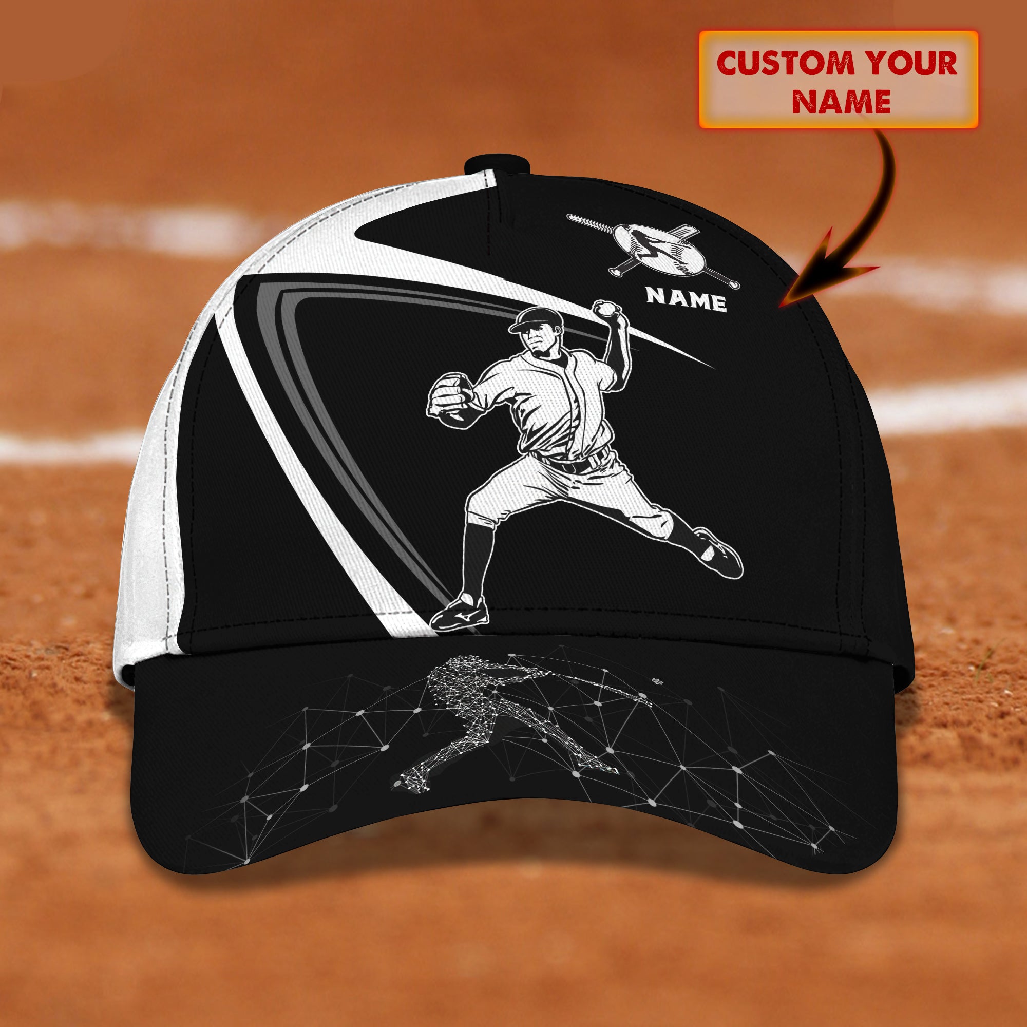 3D Classic Cap Baseball Personalized Name Cap 126 Trucker Hats Custom Hats Gifts For Men & Women